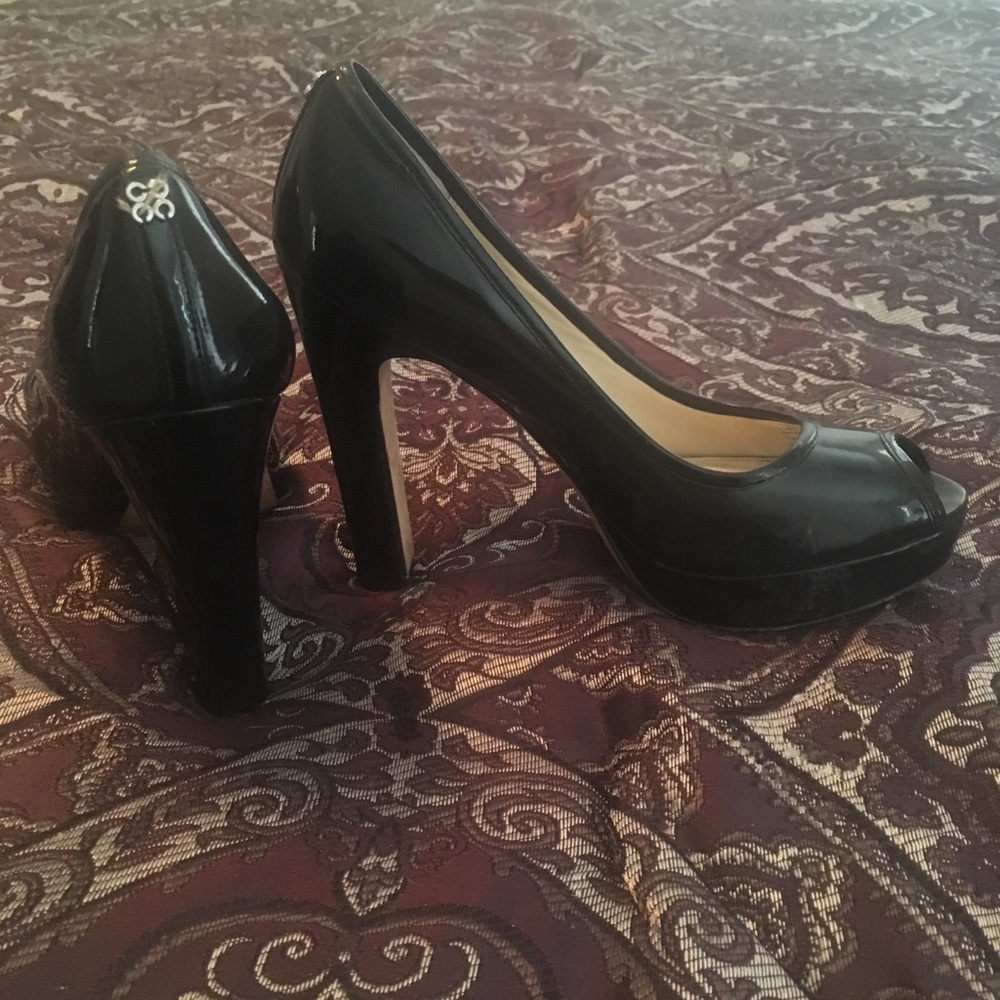 Black Coach Heels